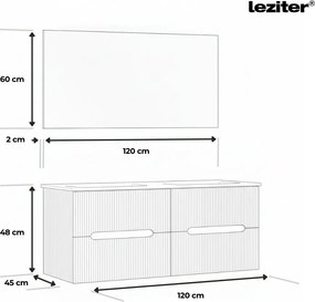 Trent 120 Fürdőszoba komplett szekrény