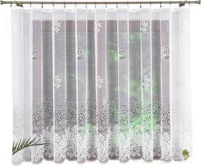 Finom Szalagra Kész Függöny, Rövid Rózsa Mintás 550x170.