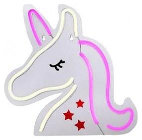 JUST LIGHT. 85025-70 - LED Neon fali dekoráció NEON LED/6,5W/5V unikornis