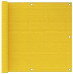 sárga HDPE erkélytakaró 90 x 300 cm