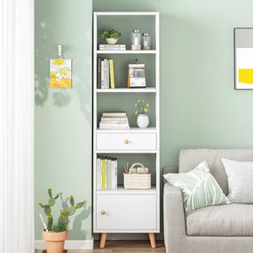 Polcos szekrény 150x24x40cm fehér FUR1833-1