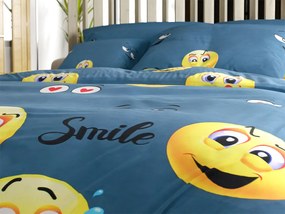 Mikroszálas ágyneműhuzat EMOJI KINYÚJTOTT nyelvvel szürke Ágyneműhuzat mérete: 2 db 70 x 90 cm | 200 x 220 cm