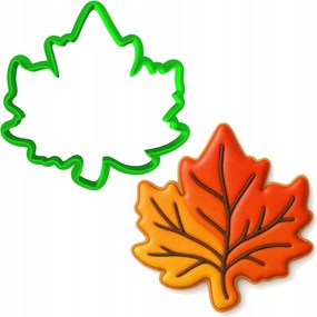 Forma Lyukasztó Mézeskalács kiszúró Őszi levél Juharlevél 8cm