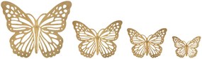 BUTTERFLY D arany vas fali dekoráció