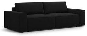 Fekete kinyitható kanapé 247 cm Jodie – Micadoni Home