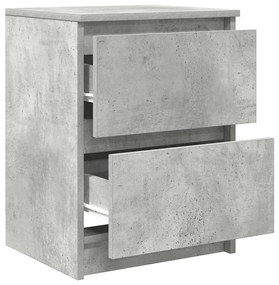 betonszürke szerelt fa TV-szekrény 40x35x54 cm