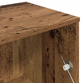 TV szekrény Régi fa 120x34x37 cm Gépelt fa