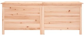tömör fenyőfa kerti tárolóláda 150x50x56,5 cm
