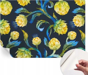 Öntapadós tapéta Fali furnér 3D hatás Növényi virtuóz 104x70 cm