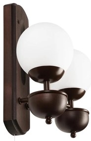 Brilagi - LED Fali lámpa COTTAGE 2xG9/40W/230V bükkfa/fehér