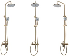 Zuhanyszett Rea VERSO BRUSHED GOLD