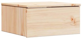 Éjjeli asztal 2 pcs Barna 37 x 35 x 18.5 cm Tömör fenyőfa