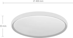 Brilagi - CARLOS LED mennyezeti lámpa, 24W, 230V, Ø 40 cm, fehér