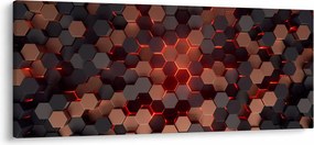 Kép - Futurisztikus absztrakció (120x50 cm)