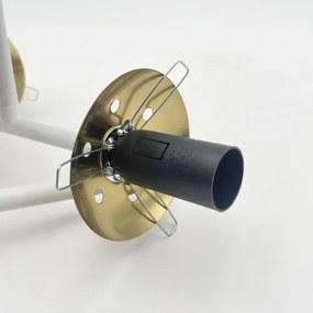 Brilagi - Ráépített csillár MALIVA 3xE14/15W/230V arany/fehér