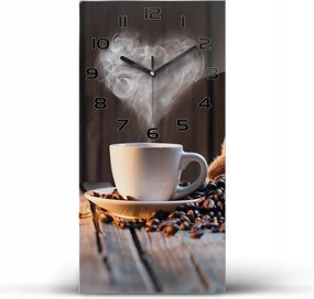 Üveg falióra Kávéscsésze 30x60 függőleges