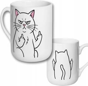 Bögre Dühös Macska Mém Irodai Munka Lány Fiú Macska F*** You