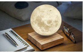 Barna LED asztali lámpa (magasság 14 cm) Moon – Gingko
