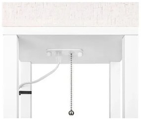 Állólámpa polcokkal 1xE27/60W/230V fehér