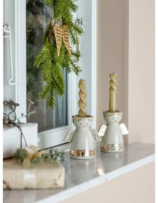 Agyagkerámia gyertyatartó készlet teamécseshez 2 db-os Faella – Bloomingville