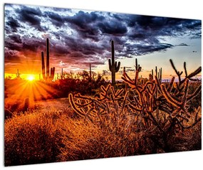 Kép - Arany sivatagi óra (90x60 cm)