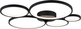 TRIO 622610532 RONDO Modern LED Mennyezeti Lámpa Fekete LED IP20