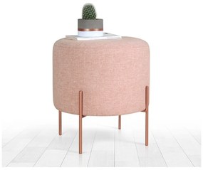 Világos rózsaszín puff Copper – Artie