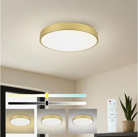 Brilagi - LED dimmelhető medencelámpa POOL LED/60W/230V 3000-6000K átm. 60 cm arany + távirányító