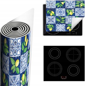 Tűzhelyvédő Szőnyeg Több Hely 60x52 kék mozaik