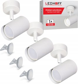 Mennyezeti lámpa Led Fali Lámpa 3x GU10 fehér állítható Spot halogén lámpatest