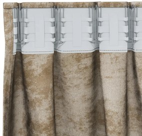 Velúr Függönyök 2 db Pálcataszkolttal Gyöngyház 260x140 cm