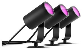 Philips Philips 17414/30/P7 - 3x LED Hue LILY spotlámpa 8W 230V IP65 készlet P2465