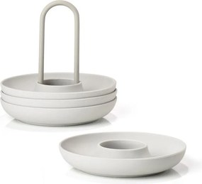 Fém lágytojás tartó szett 4 db-os Singles – Zone