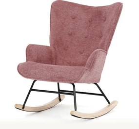 Hintaszék, rózsaszín, szövet, AK-373 PINK2