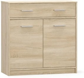 Komód 2D1S, tölgy sonoma, TEYO