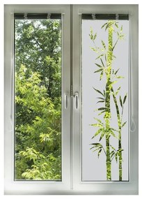 Bamboo vízálló zuhanyajtó matrica, 195 x 55 cm - Ambiance