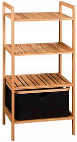 Kesper 19438 Bambusz polc kosárral, 93,5 x 44 x 34cm