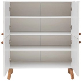 Fehér szekrény 95x111 cm Multilux – Kalune Design