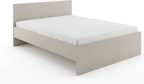 Ágy ELISA 160 x 200 cm, kasmír bézs Ágyrács: Léces ágyrács, Matrac: Coco Maxi 20 cm matrac
