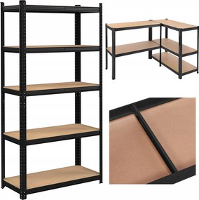 Tárolószekrény fém Gockowiak 180 x 90 x 40 cm max 175 kg polconként