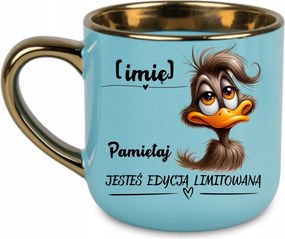 Elegáns bögre Ne feledd, hogy limitált kiadás +név 400 Kék