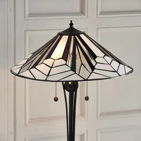 Endon klasszikus tiffany állólámpa astoria fekete sokszínű end63934