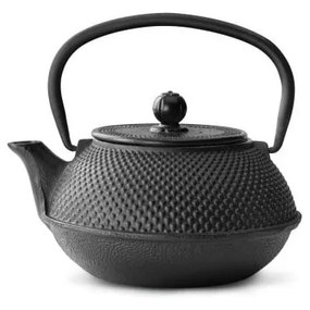 Jang fekete öntöttvas teáskanna szűrővel, 800 ml - Bredemeijer