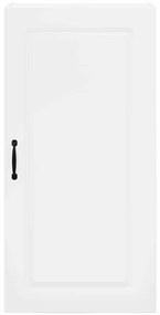 Fali konyhaszekrény Magas Fényű Fehér 50 x 31 x 100 cm Faanyag