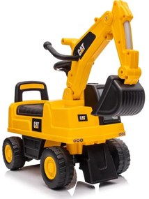 Push autó kotrógép CAT 2xAA sárga/fekete