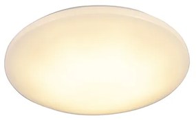 Modern mennyezeti lámpa fehér LED-del 15W IP44 - Tiho