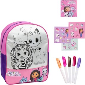 Gabi babaháza Gabdorable színezhető hátizsák, táska 38 cm