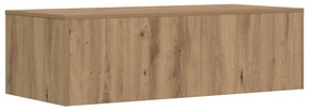 Falra szerelhető íróasztal Artisan tölgy 100 x 45 x 30 cm