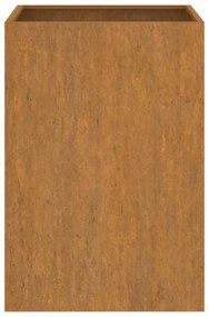 corten acél növénytartó 42x38x75 cm
