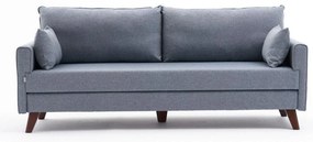 3 személyes kanapéágy Bella Soft Yataklı Üçlü Koltuk - Kék